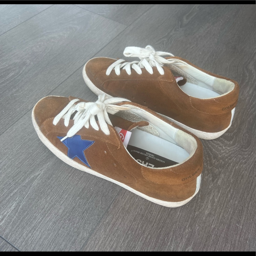 Golden Goose Brown Suede Sneakers size 37